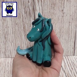 Cavallo verde acqua