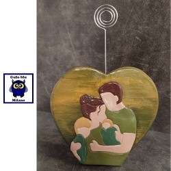 Cuore con famiglia da appoggio