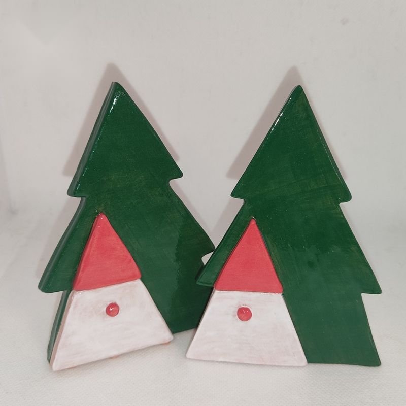 Babbi Natale da appendere, altra vista 2