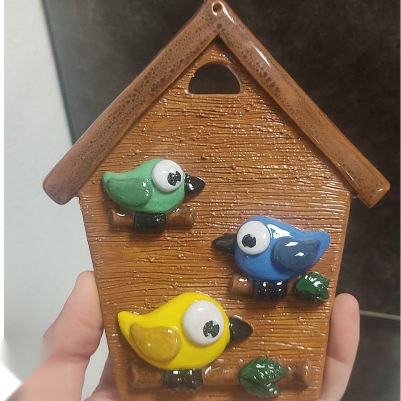 Casetta con uccellini