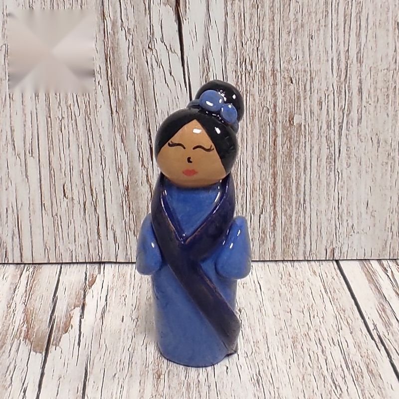 Kokeshi blu