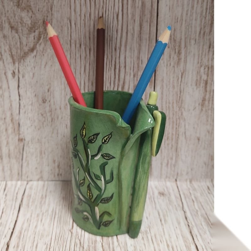 Portapenne verde