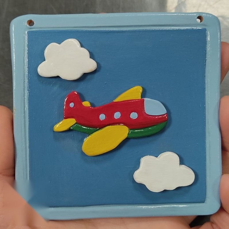 Quadretto con aereo